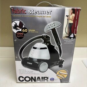 Conair Black and Silver Fabric Steamer